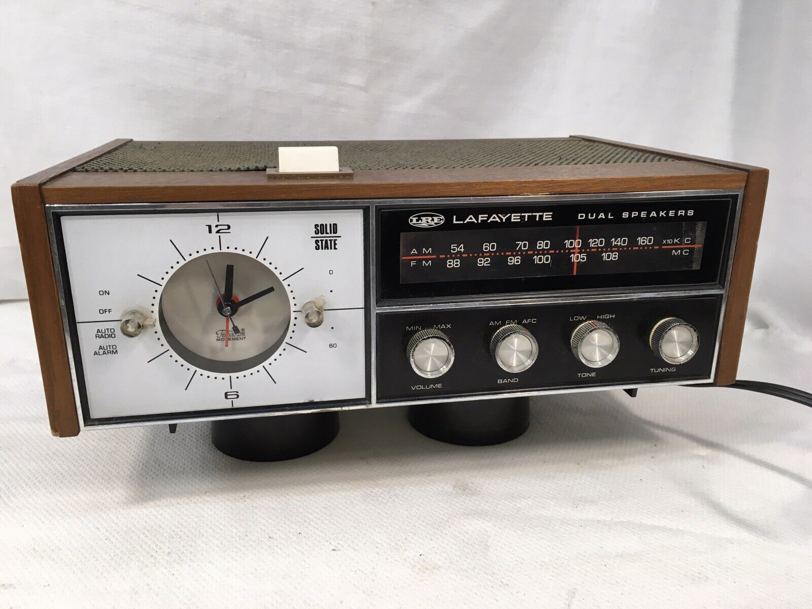 Lafayette Radio Electronics 17-0165W AM/FM Stereo Tuner Tested & Working - Nice