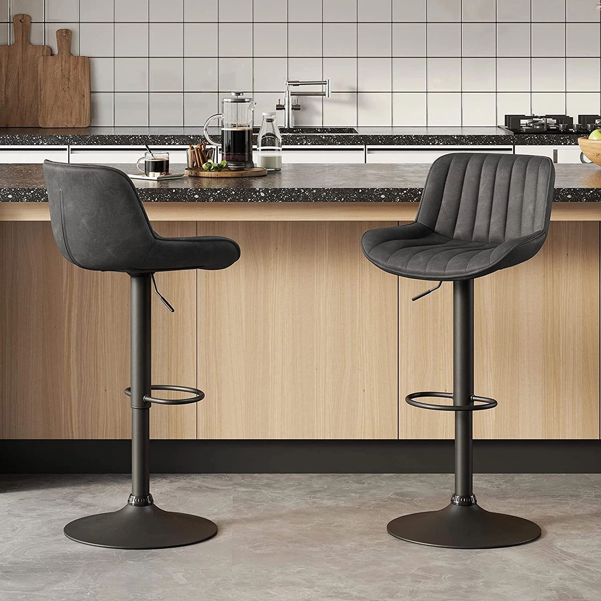 Denise 66cm 2025 swivel bar stool