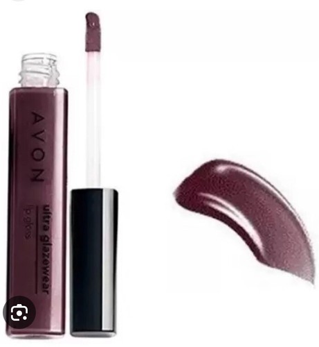 Avon True Colour Glazewear Lip Gloss - Plum Pretty 6ml TWO Items New & Sealed - Picture 3 of 10