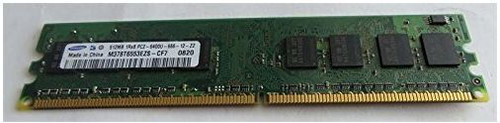 Samsung M378T6553EZS-CF7 2x512MB PC2-6400U 240p DDR2 666MHz Memory Module
