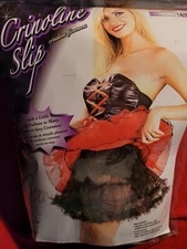  Women's Forum Novelties Crinoline Slip Black