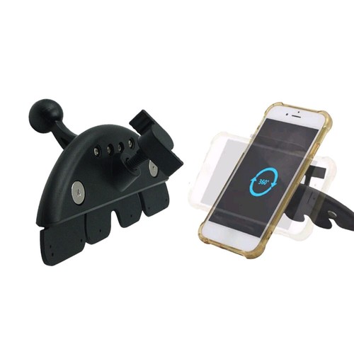Ranura de CD para automóvil Soporte de teléfono móvil Montaje de 17 mm Base de cabeza esférica para soporte GPS para iPhone - Imagen 8 de 12