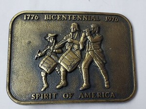 bicentennial belt buckle