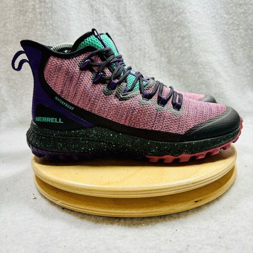 Merrell Bravada Mid Mujer’s 7 Rosa Púrpura Impermeable Senderismo Sendero Vibram A - Imagen 5 de 10