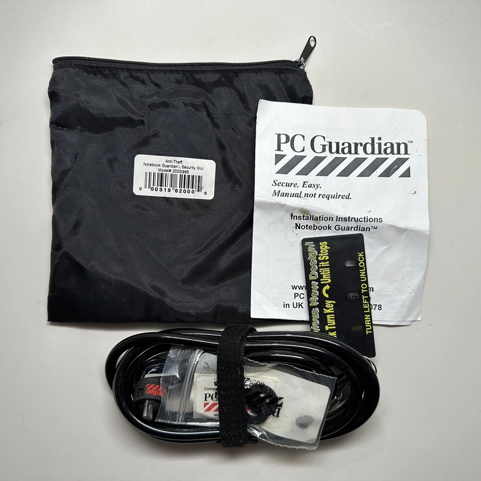 PC Guardian Combination Security Anti-Theft 6-Foot Lock Cable for Laptop/Desktop - Image 2 of 3