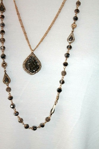 Lonna & Lilly Necklaces gold plated Borealis Crystal Layered beaded women's - 第 2/3 張圖片