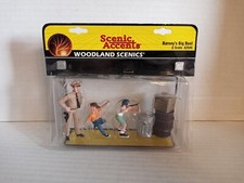WOODLAND SCENICS BARNEY'S BIG BUST G SCALE FIGURES