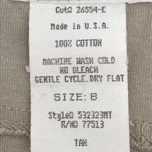 Nina Piccalino Dress Women's Size 8 Beige 100% Cottom Artwear Sleeveless U.S.A. - Picture 9 of 11