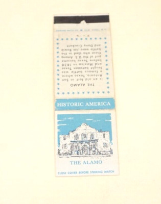 Matchbook Diamond Match Historic America The Alamo