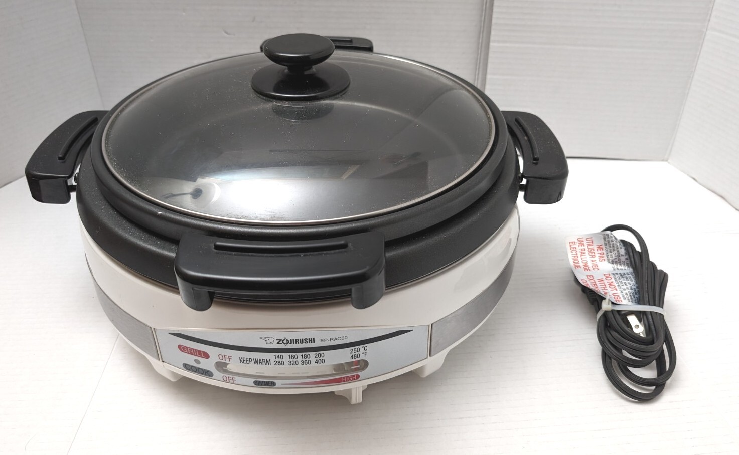 Zojirushi EPRAC50 Gourmet d'Expert 1350Watt Countertop Electric