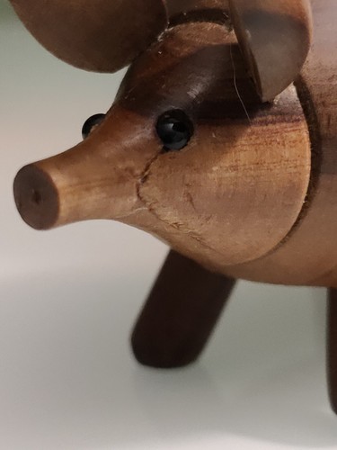 Tür Cure Zähne Mäuse aus Holz Dänemark 1970 Vintage scandinave - Imagen 11 de 14