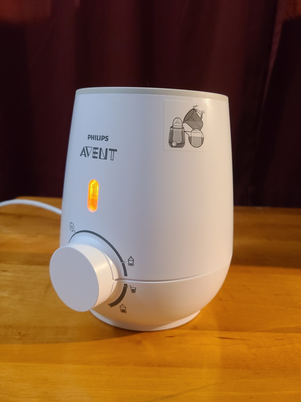 Philips AVENT SCF355 Fast Bottle u0026 Baby Food Warmer -Bottle Defrost-Tested/Works  – CDE