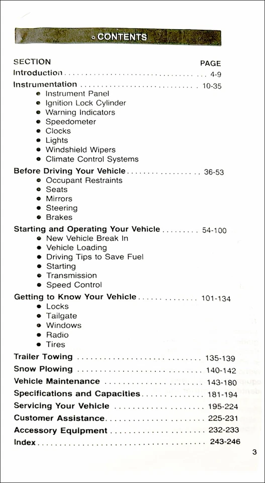 Руководство пользователя оригинальное для владельца пикапа Ford 1982 года F100 F150 F250 F350 - Изображение 3 из 3