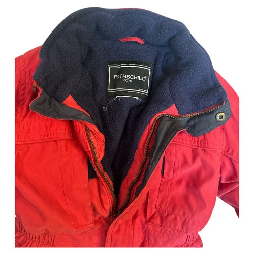 Rothschild Vintage Boys Coat 90s Cinched Puffer Coat - Picture 3 of 9