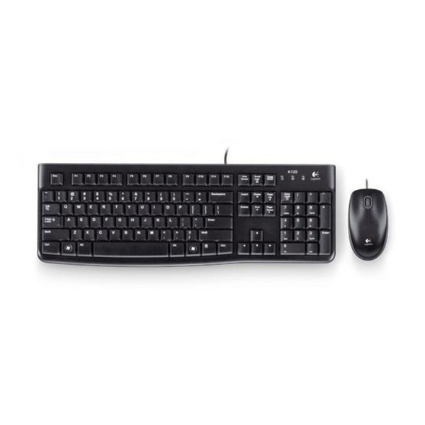 Logitech Desktop MK120 Tastatur Maus Set Usb Nordic-image