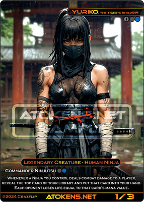 MTG Commander - Yuriko, the Tiger's Shadow - Human Ninja Staple for MTG