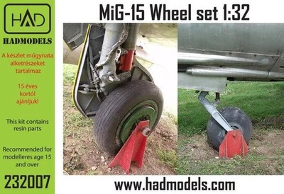HAD Models HAD232007 - 1/32 MiG-15 resin wheels - Neu