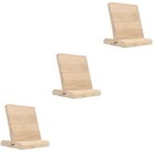 3 setzt leere Sammlungscode-Board-leere Bambusgravier-Board-Namensschild