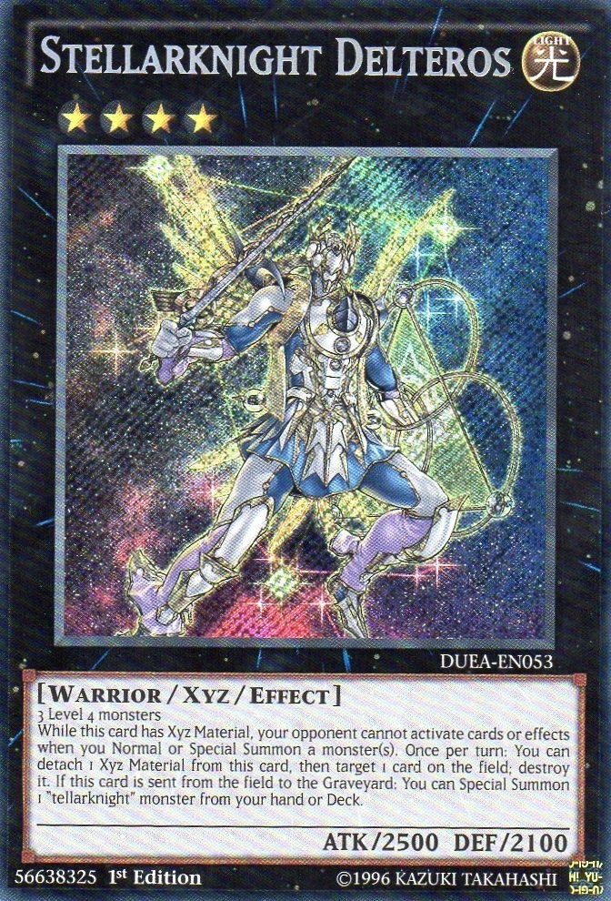 Yugioh! MP Stellarknight Delteros - DUEA-EN053 - Secret Rare - 1st Edition Moder