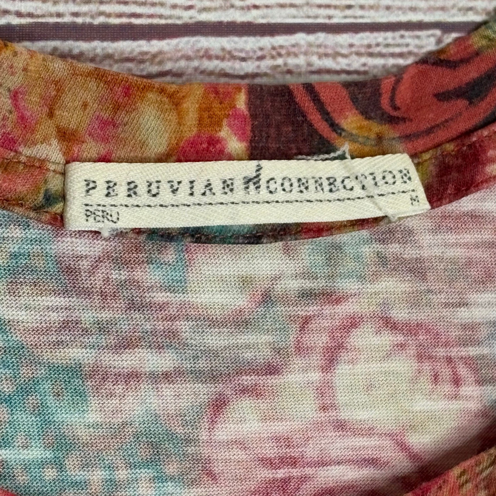 Peruvian Connection 100% Cotton Patchwork Boho Ar… - image 8