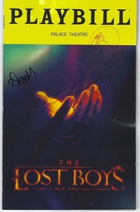 THE LOST BOYS A NEW MUSICAL PLAYBILL JULY 2026 BROADWAY CAST SIGNED AUTOGRAPHED