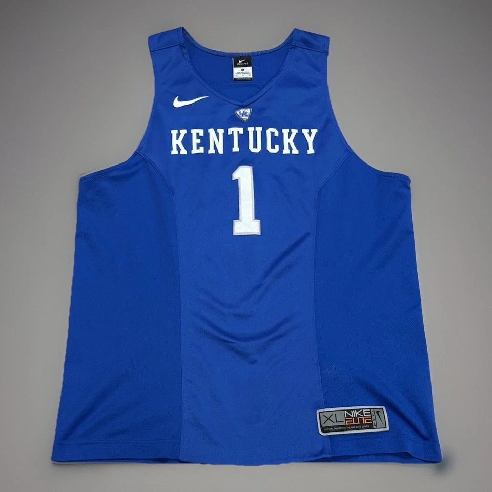 Devin Booker Kentucky Wildcats NCAA Blue Basketball Jersey Nike Men’s XL - Image 1 of 4