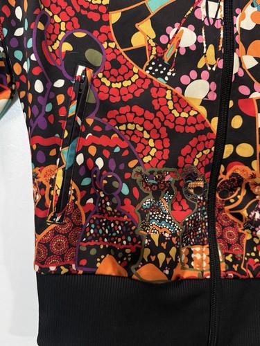 Adidas X Farm Rio Maracatu Track Jacket 2014 Floral Gold Logo Small Retro RARE - Picture 5 of 16