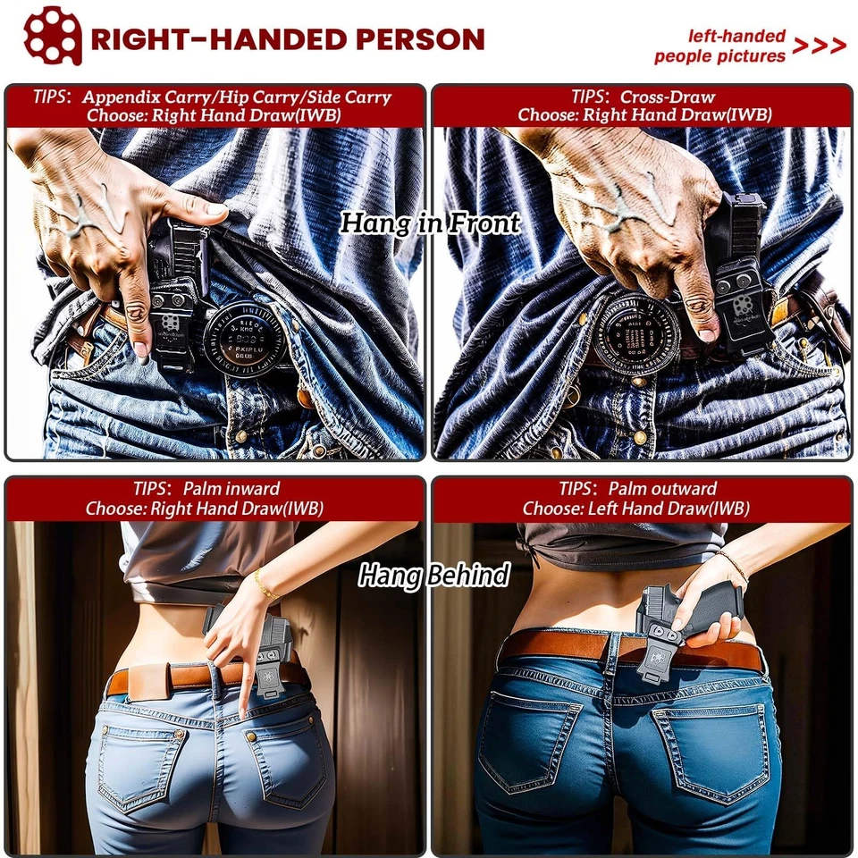 Amberide IWB / OWB KYDEX Holster Fit : Taurus G3C / G2C / G2S & G2 PT111 / PT140 - Image 4 of 4