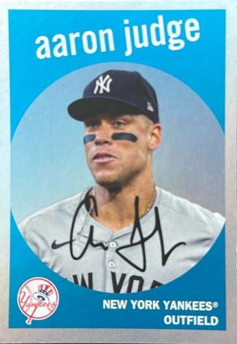2025 Topps Heritage Heritage 25th Anniversary#H25-8 Aaron Judge