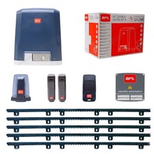 Kit Cancello Scorrevole Automatismo Bft Deimos Bt A400 Kg 24V + 5 Mt Cremagliera