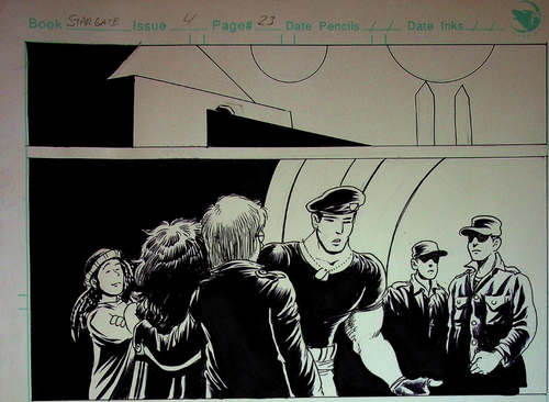 Stargate (1996) #4 Delfin Barral Hand-Drawn Interior Comic Book Page 23 Entity - Picture 2 of 5