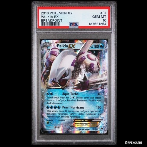 Pokémon Palkia Ex 31/122 XY Breakpoint Psa 10 ( Pop 29 )