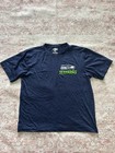 Nfl Team Apparel Tx3 Cool Seattle Seahawks Football T-Shirt Tee Mens Large Blue