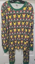 Hanna Andersson Pokemon Pikachu Unisex 2 PC Pajama Set Size XL Organic Cotton