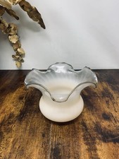 vintage, iridescent tulip-style lamp shade Glass
