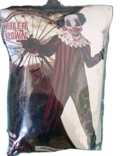 Halloween Spirit Killer Clown Costume, Scary Clown Costume for Kids 10-12
