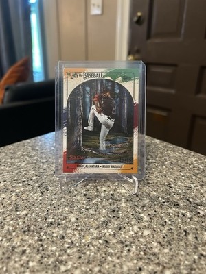 2023 Topps Bob Ross The Joy of Baseball Paint Splatter /99 Sandy Alcantara #99