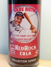 BABE RUTH Red Rock Cola Bottle - Signed by Daughter, Julia Ruth Stevens 1 of 250