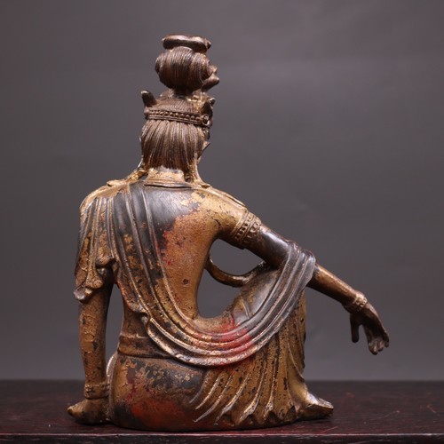 Treasure Pure Copper, Mud, Gold Buddha Statue, Free Avalokitesvara Bodhisattva - Picture 6 of 9