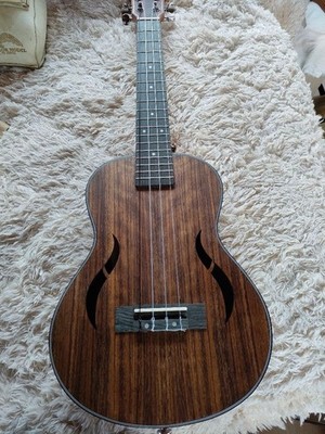 IRIN UK2660 Tenor Ukulele Body Only 26in Walnut Wood For Luthier Custom Project