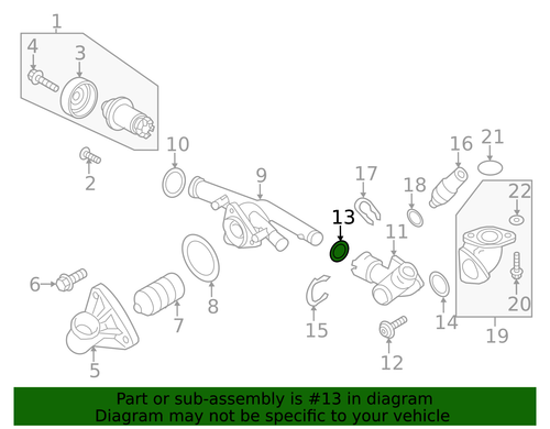 Genuine Volkswagen Adapter Seal WHT-000-862 - Picture 2 of 2