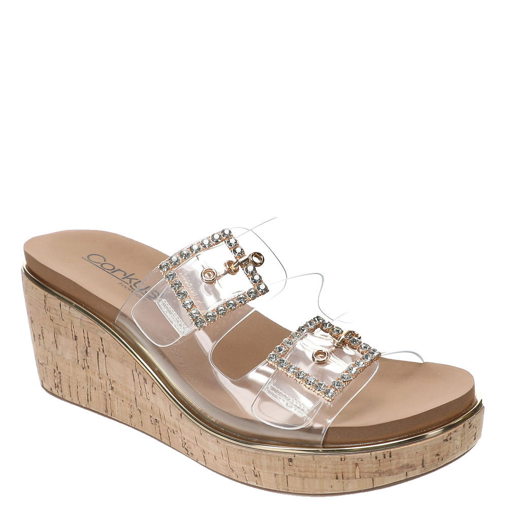 Женские босоножки Corkys Twinsie 8 B(M), США - Прозрачные