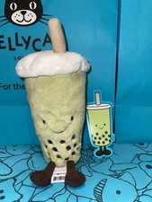 Jellycat Fenwick UK Exclusive Camellia Matcha Bubble Tea Rare BNWT With Sticker