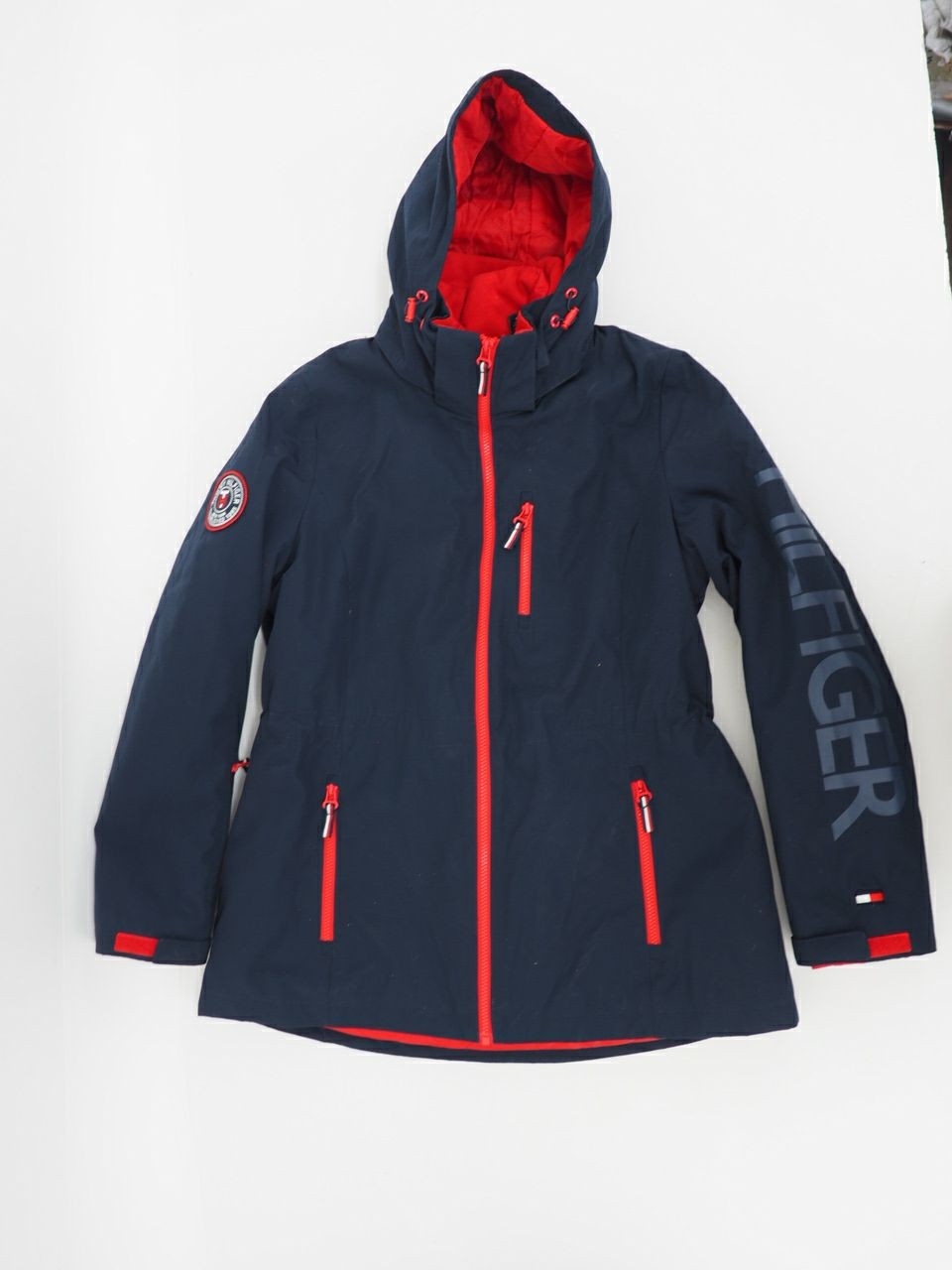 Tommy Hilfiger Women's 3-in-1 All Weather Winter Jacket Size Medium Navy Blue 