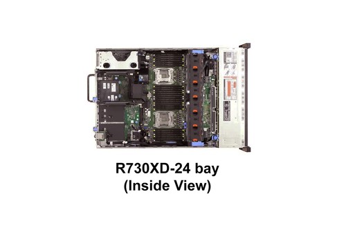 Dell PowerEdge R730XD Server 2x E5-2670 V3 -24 Cores H730 128GB RAM 2x 1TB SSD - Picture 4 of 8