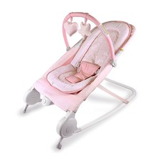 Summer Infant 2-in-1 Bouncer  Rocker Duo Pink Convenient and Portable Pink
