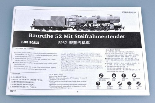 Trumpeter 1/35 GERMAN KRIEGSLOKOMOTIVE BR52 Kit à monter - 00210 - Picture 11 of 11