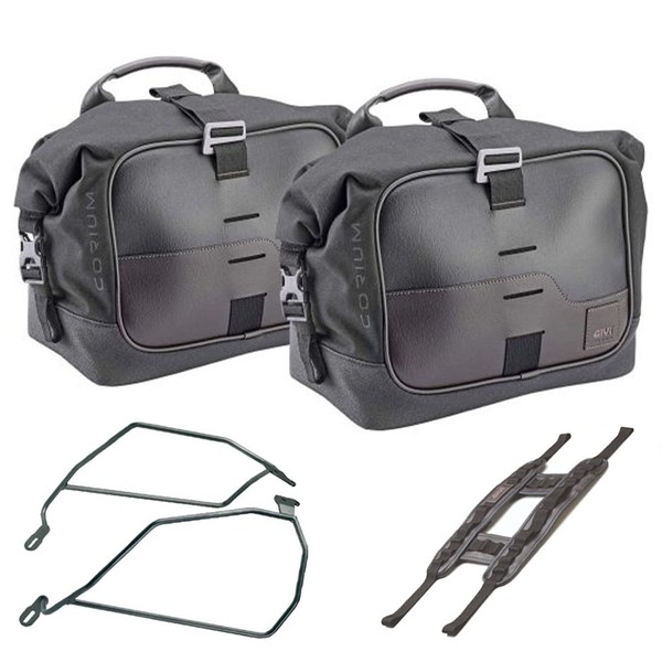 Givi Seitenkoffer 13L CRM106 + TräGer Honda Hornet 600 2002-2004 Schwarz-image