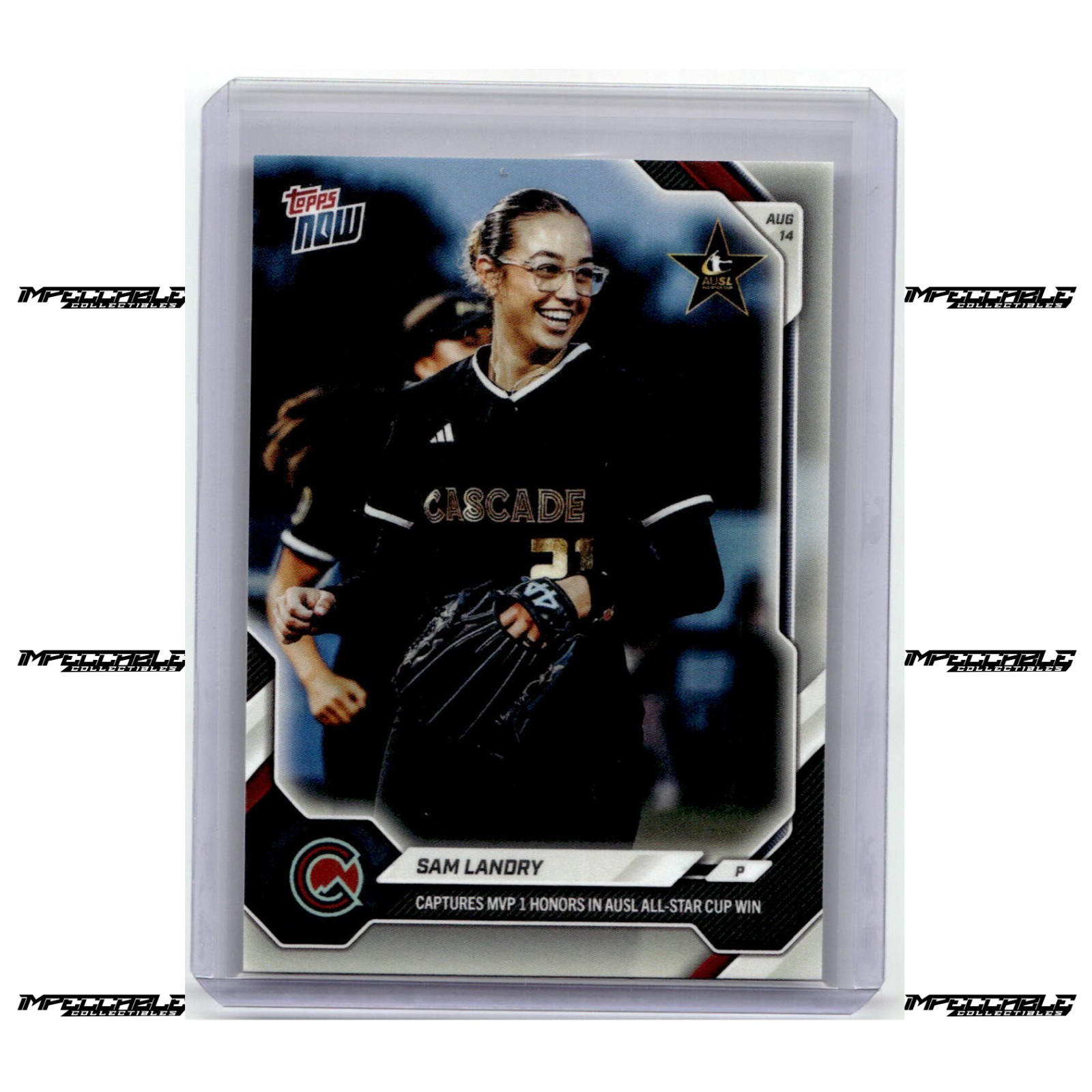 2026 Topps Now AUSL - #59 Sam Landry /852 Captures MVP 1 Honors
