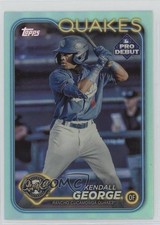 2024 Topps Pro Debut Aqua Foil 66/75 Kendall George #PD-148 n0c
